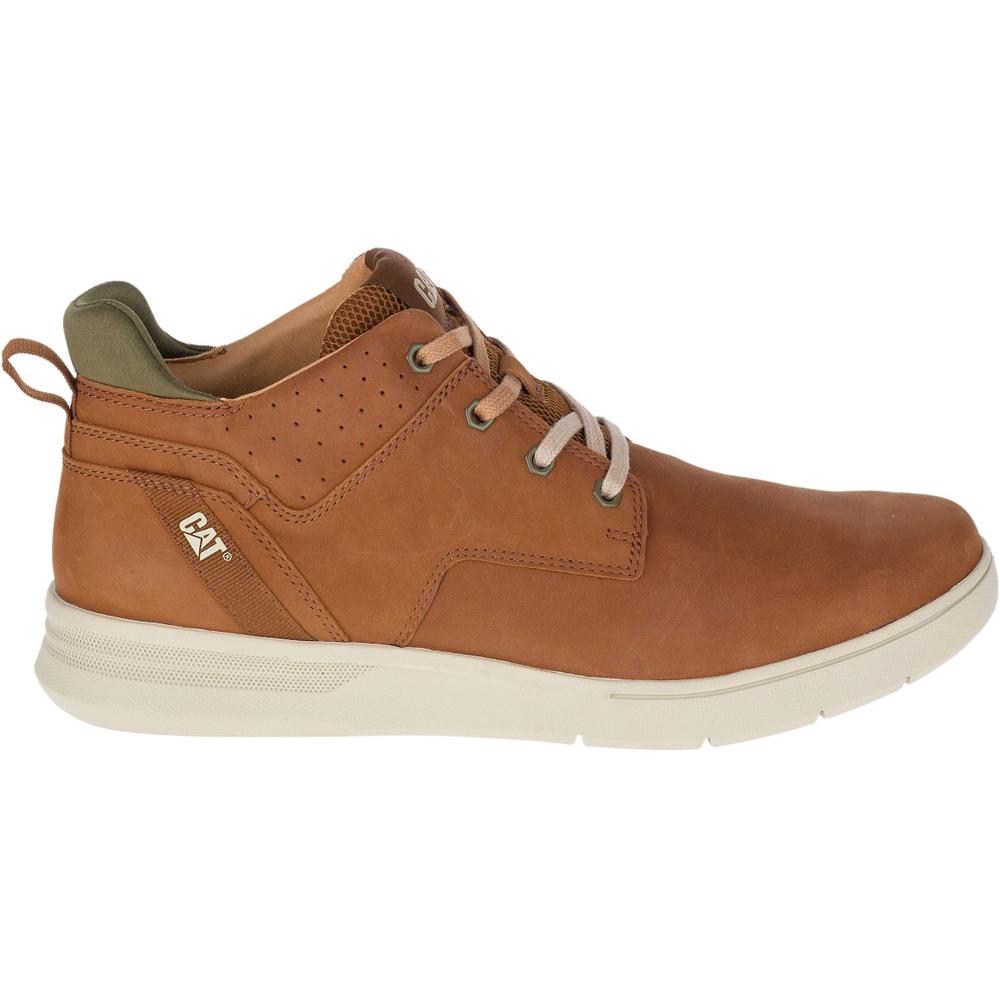 Caterpillar Shoes Karachi - Caterpillar Warrant Mens Casual Shoes Brown (942708-JTV)